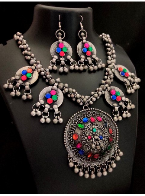 Oxidised Jewelry Set